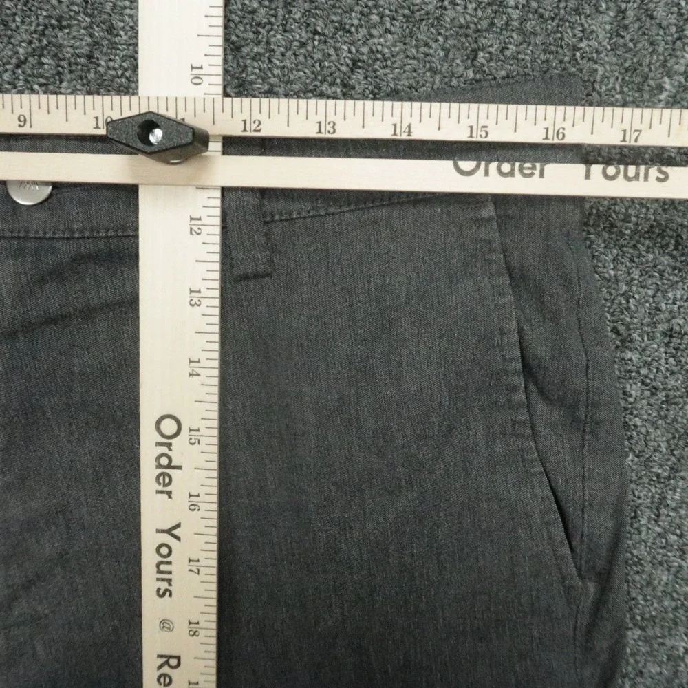Mizzen Main Pants Men‎ 32x32 Gray Performance Chino Straight Stretch